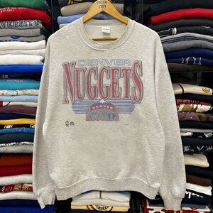 Vintage Denver Nuggets Sweatshirt, Retro NBA Denver Nuggets Basketball Shirt tee